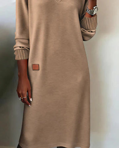 Bella™ | Ribbed Long Sweater Dress