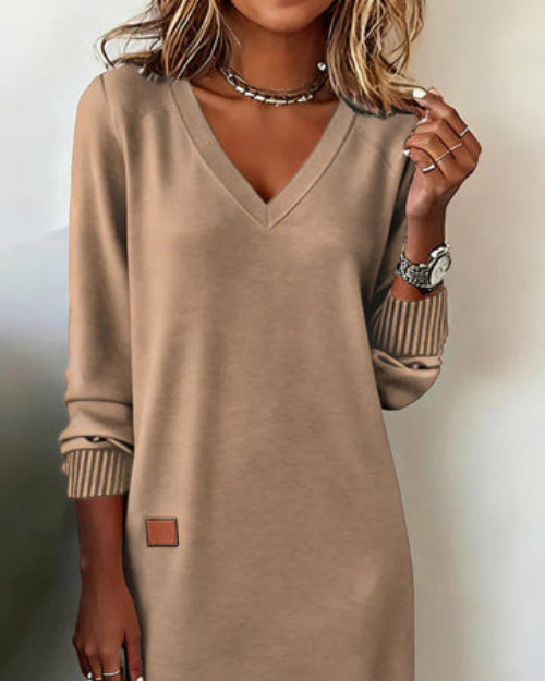 Bella™ | Ribbed Long Sweater Dress