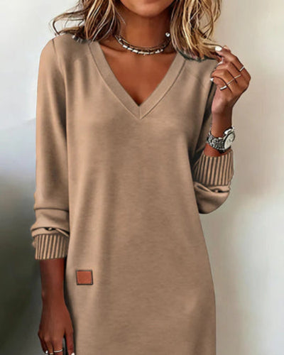 Bella™ | Ribbed Long Sweater Dress