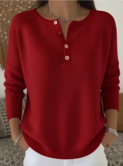 Skye™ | Button-up V-neck Sweater