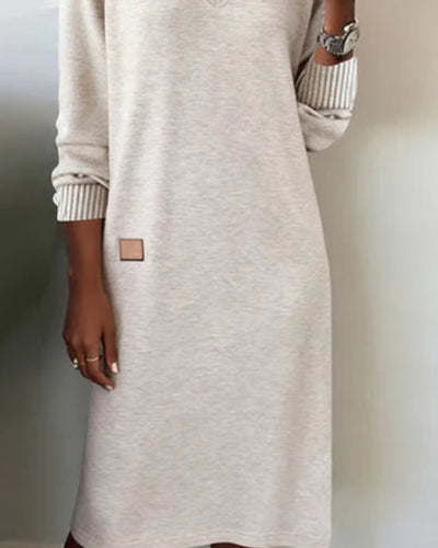 Bella™ | Ribbed Long Sweater Dress