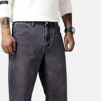 Aiden | Men's Denim Jeans With Pockets And Exposed Seams | Casual