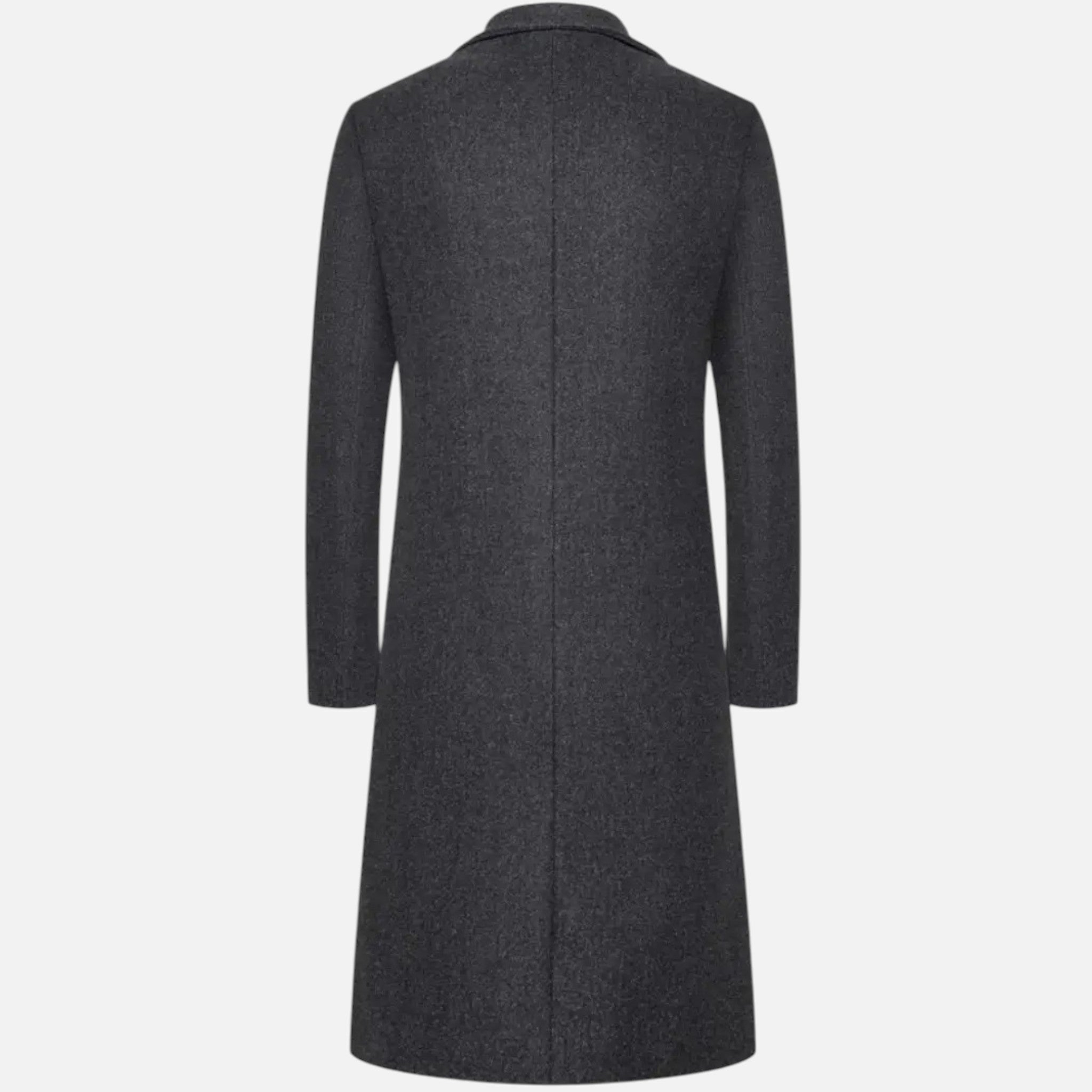Aiden | Men's Knee-Length Coat With Pockets And Long Sleeve | Classic