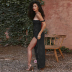 Alaia | Women’s Asymmetrical Ruffle Graduation Dress | Summer Gown