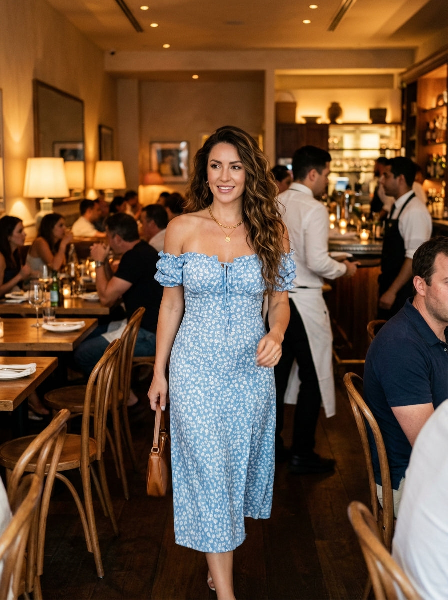 Annick | Women V-Neck Cocktail Dress With Flattering Silhouette And Elegant Fit | Chic Style