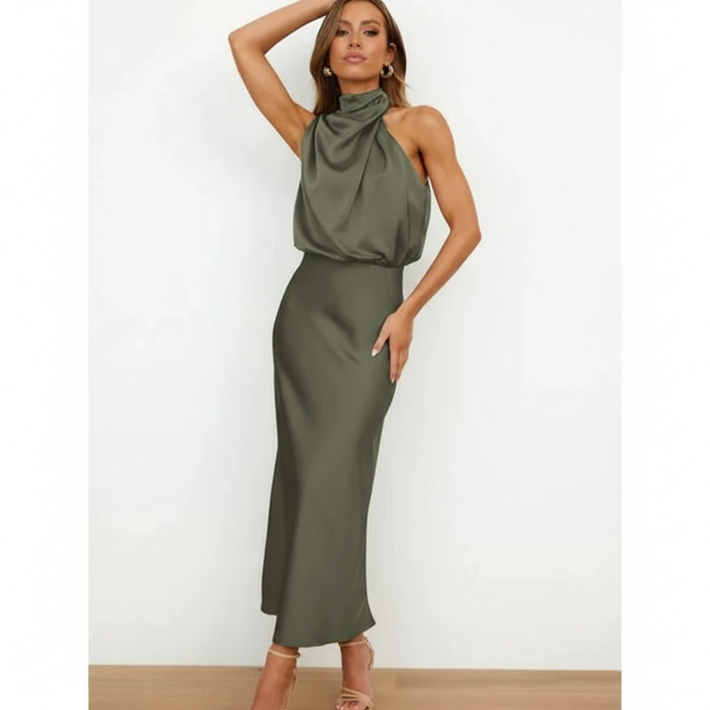 Antia | Women Cocktail Dress With Fitted Bodice And Flared Skirt | Party Style