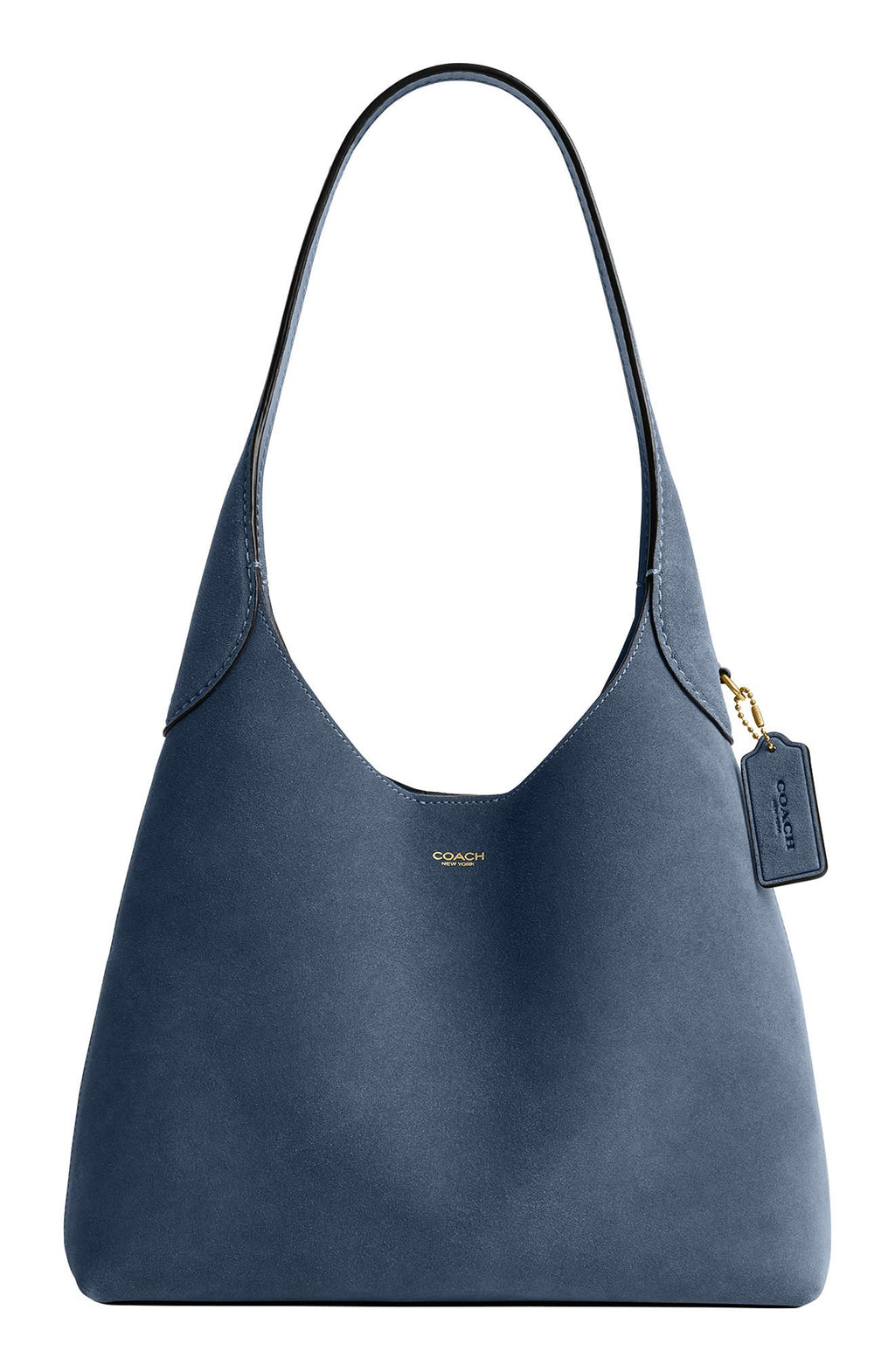 Ava | Women's Shoulder Bag With Gold Hardware And Exposed Seams | Chic