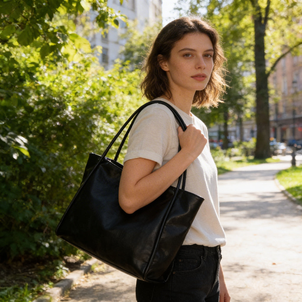 Avery | Women’s Tote Bag With Understated Design And Long Carry Handles | Timeless