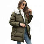 Belén | Women Hooded Jacket With Quilted Fabric | Casual Cool Style