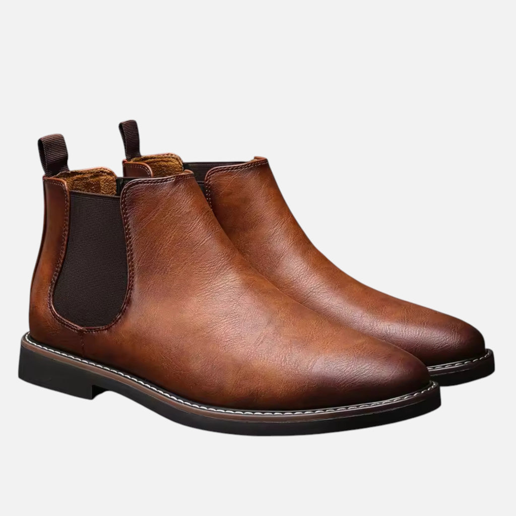 Bennett | Men's  Leather Chelsea Boots With Slip On Design | Classic