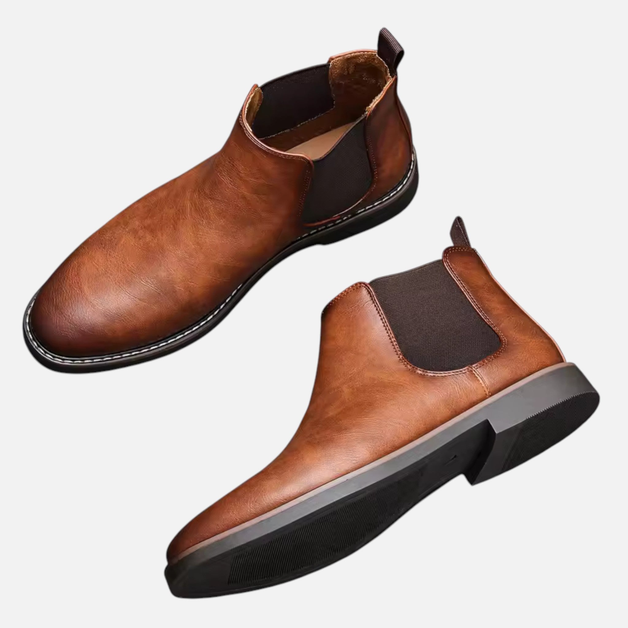 Bennett | Men's  Leather Chelsea Boots With Slip On Design | Classic