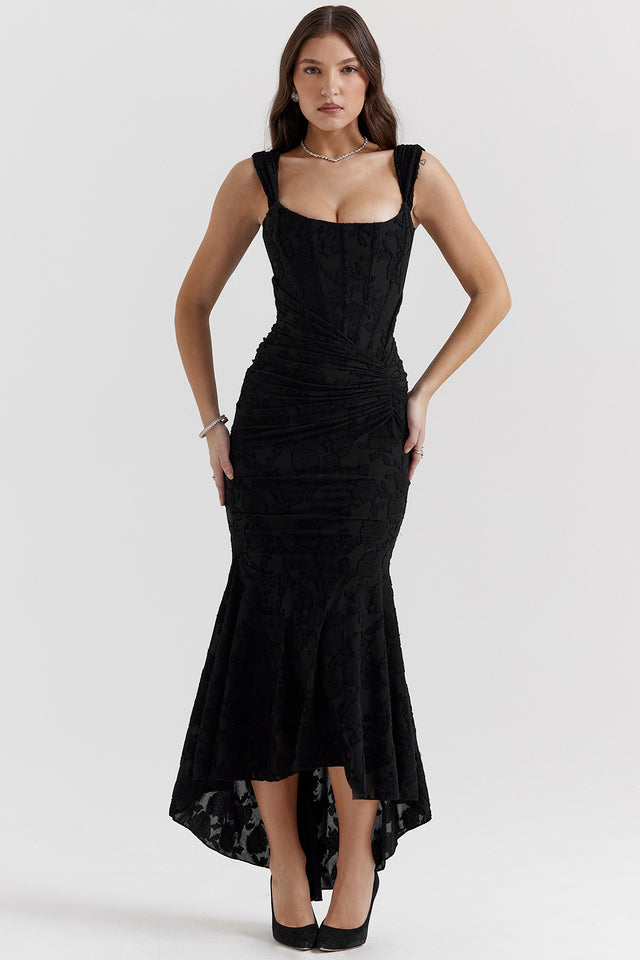 Boheme | Women's Cocktail Dress With Lace Bodycon Design And Ruched Waist Detail | Party