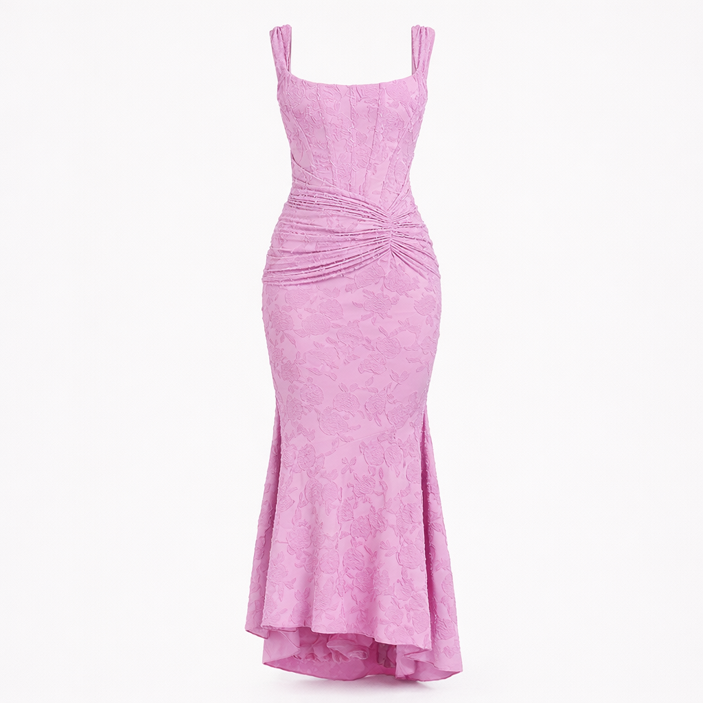 Boheme | Women's Cocktail Dress With Lace Bodycon Design And Ruched Waist Detail | Party