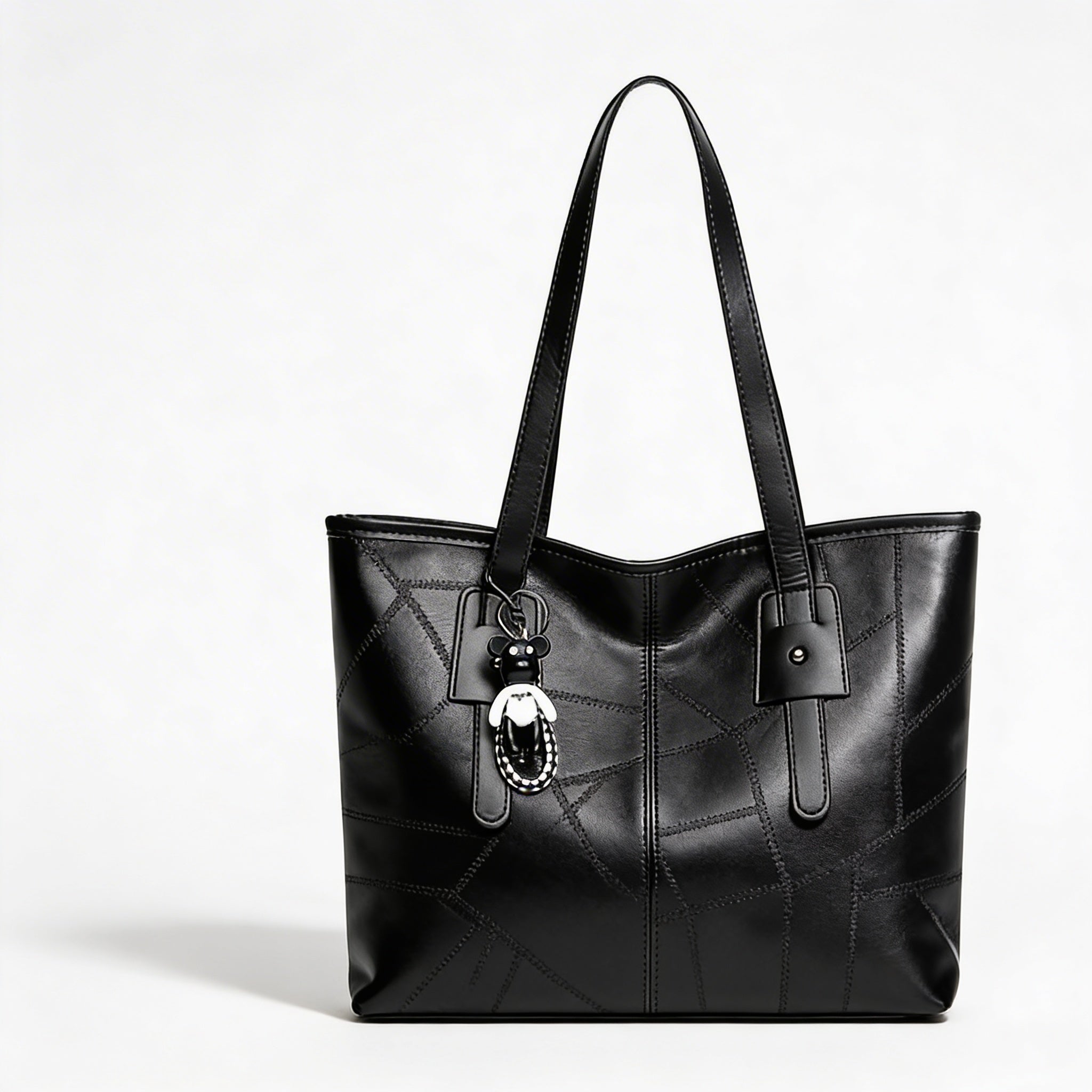 Camille | Women’s Tote Bag With Clean Design And Contrast Edge Stitching | Sophisticated