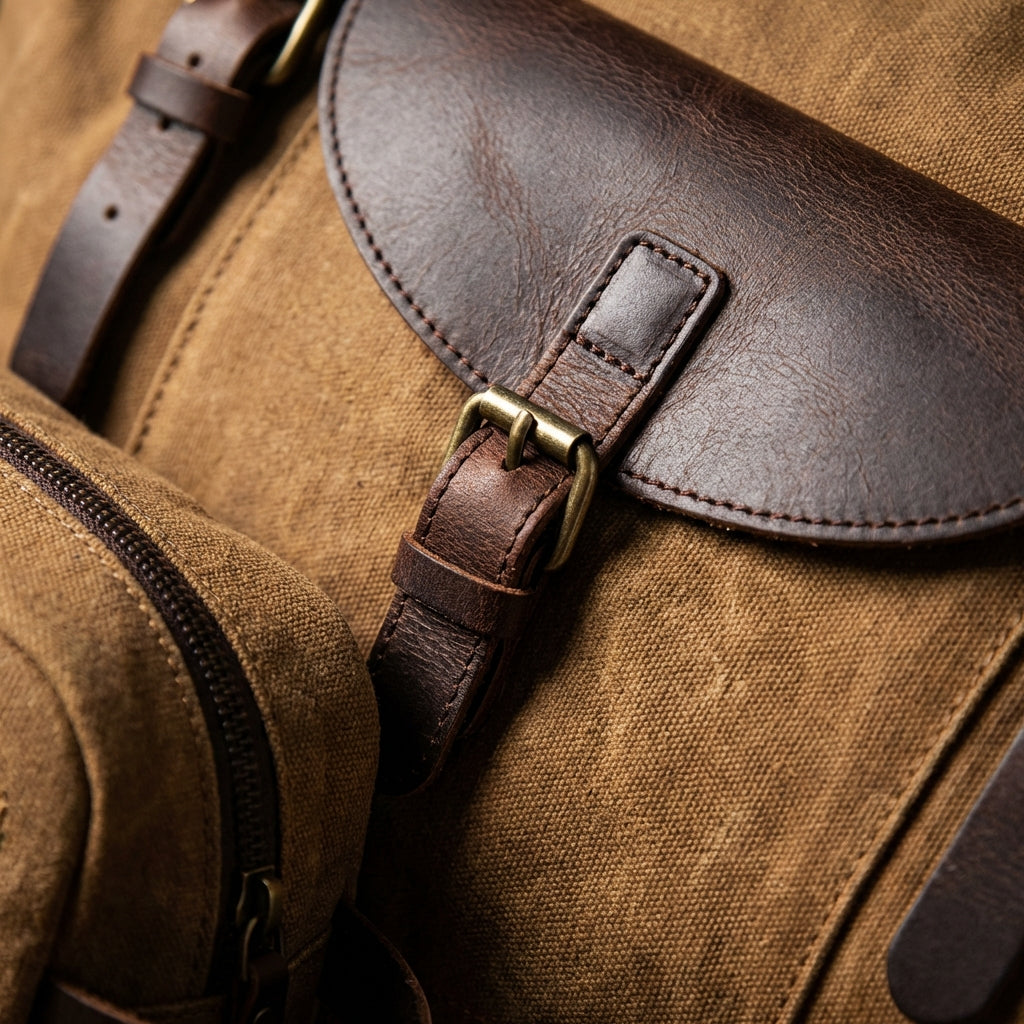 Lando | Unisex Duffel Bag With External Pocket And Reinforced Fastenings | Modern