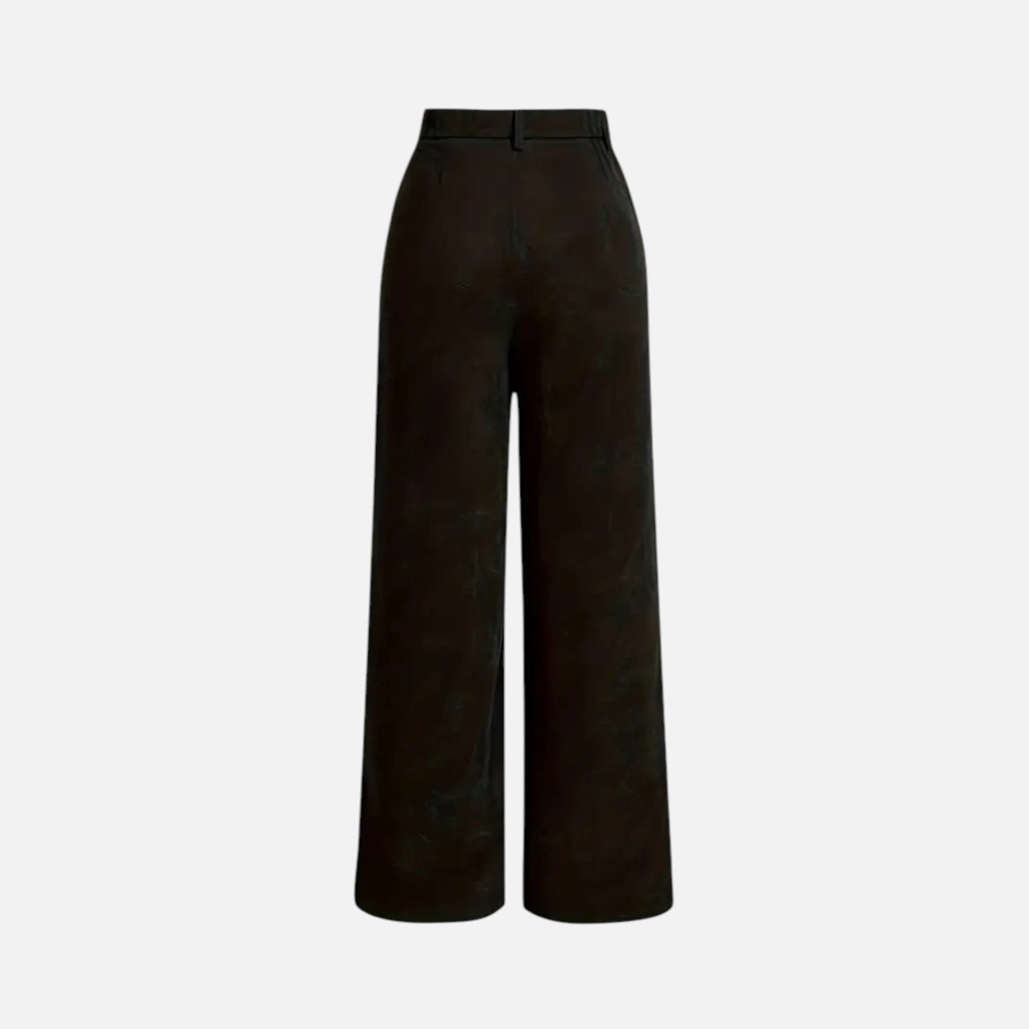 Charlotte | Women's Corduroy-Style Straight-Leg Trousers With Pockets | Modern