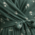 Clara | Women’s Formal Dress With Flutter Sleeves And V-Neck Midi Silhouette | Elegant