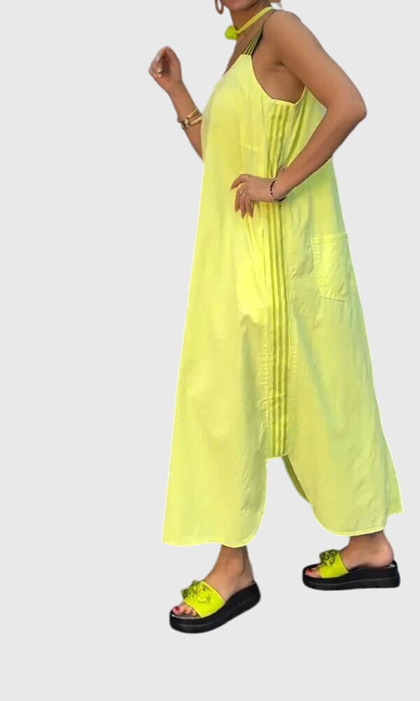 Clara | Women's Summer Day Dress With Strappy Sleeveless Design And Relaxed Maxi Silhouette | Casual