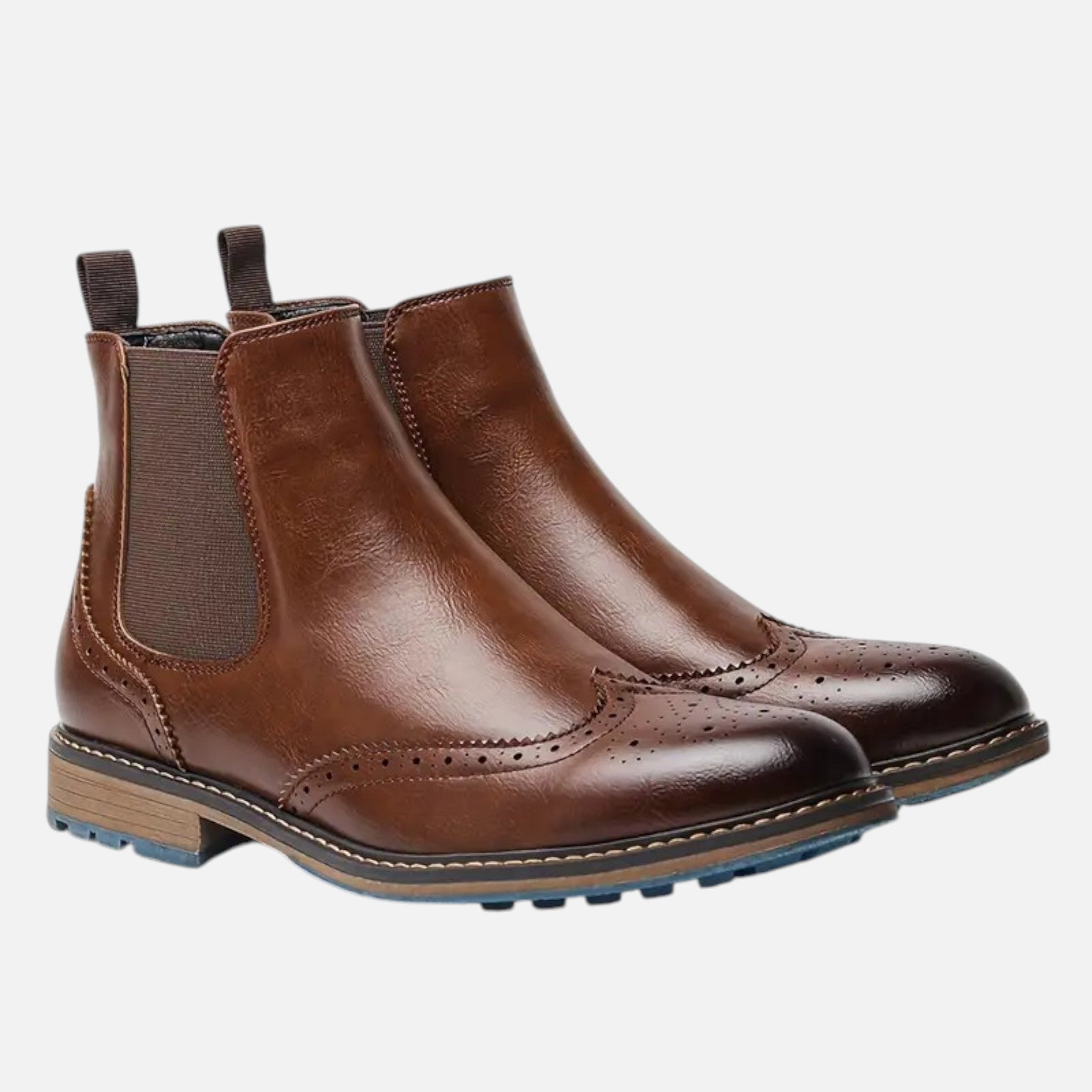 Dawson | Men's Chelsea Boots With Elastic Side Panels And Pull Tab | Classic