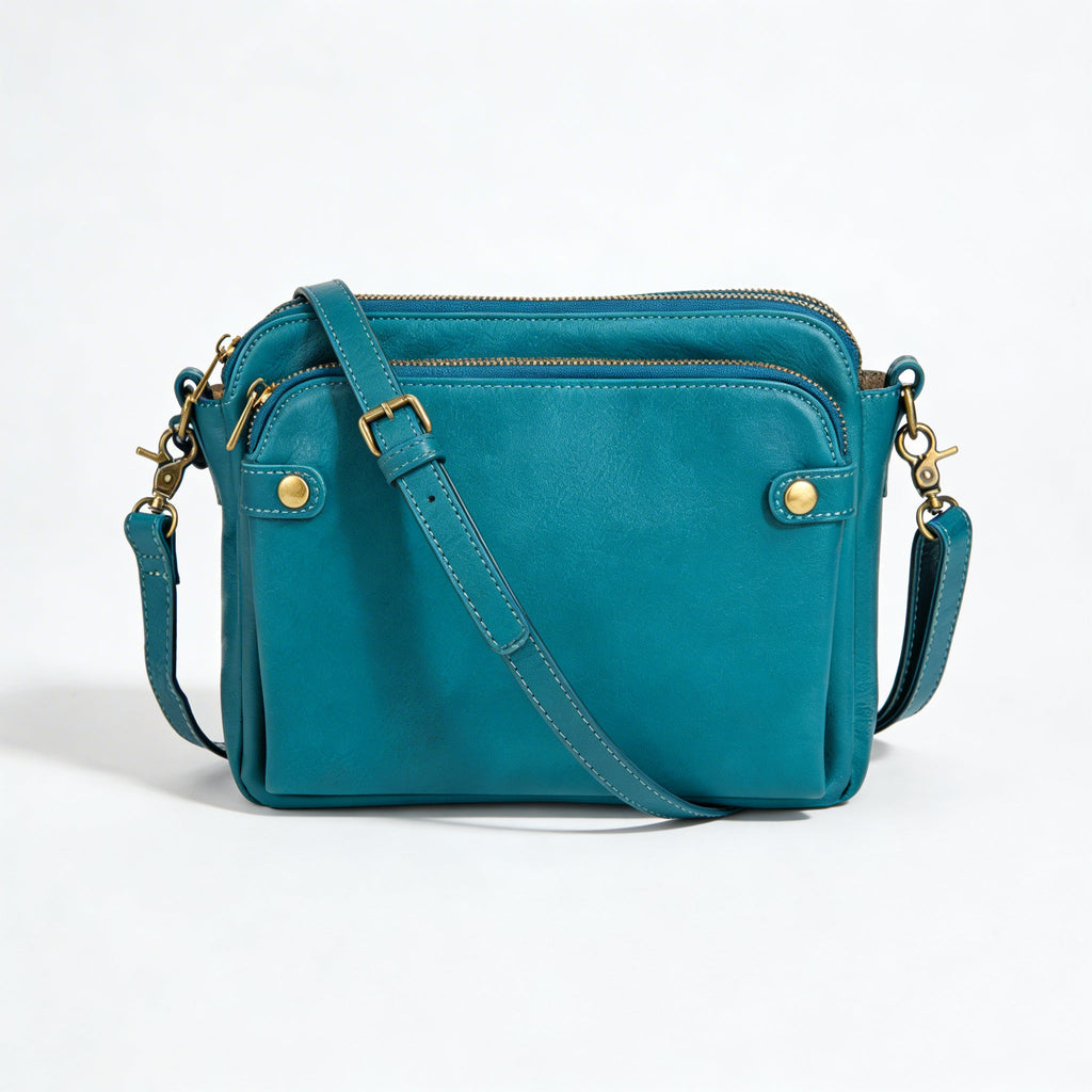 Elise | Women’s Crossbody Bag With Compact Structure And Secure Top Zip | Timeless