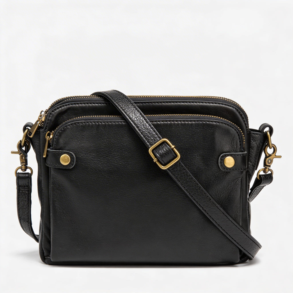 Elise | Women’s Crossbody Bag With Compact Structure And Secure Top Zip | Timeless