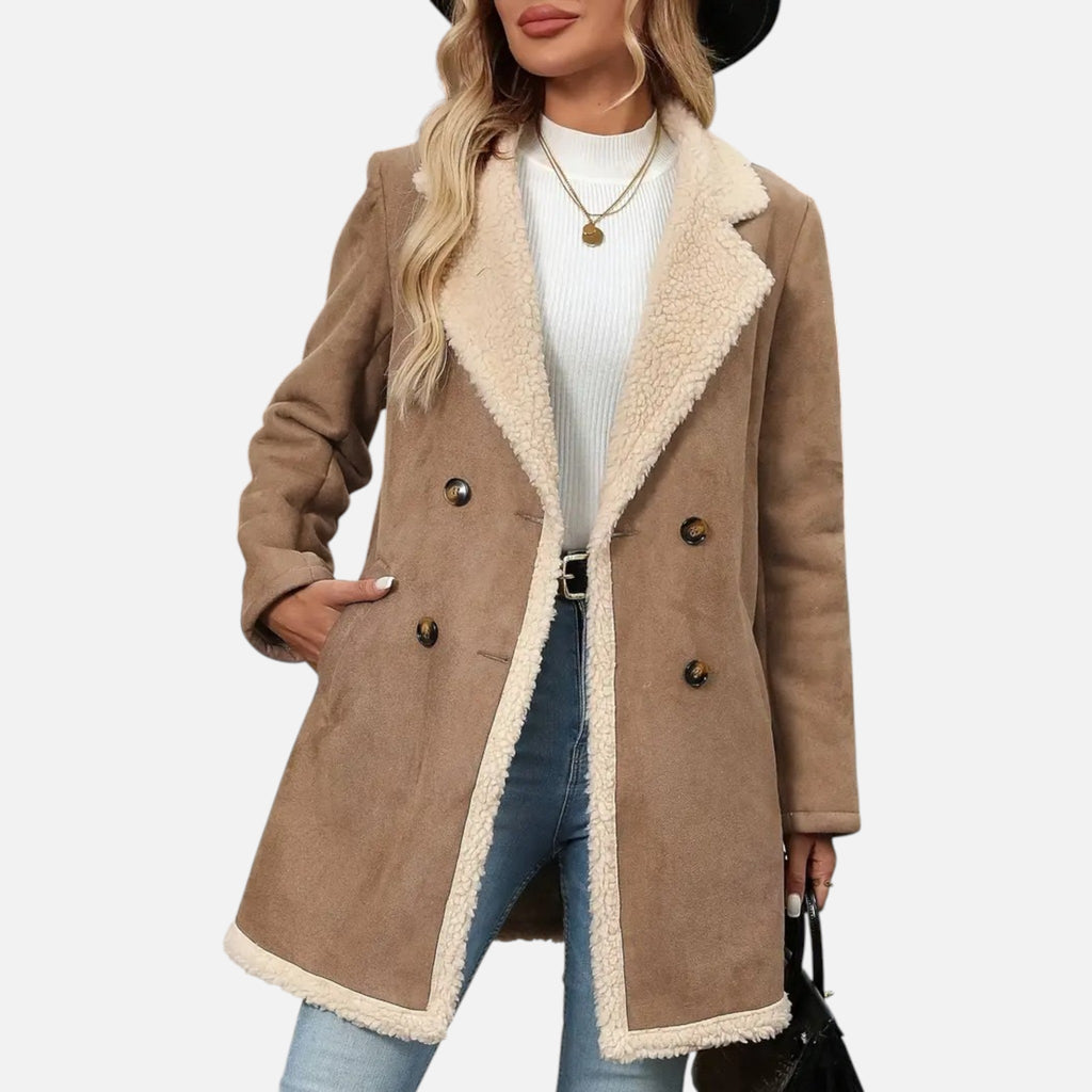 Emma | Women's Trench Coat With Pockets And Long Sleeve | Classic