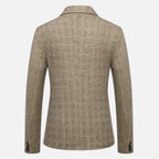 Ethan | Men's Check Blazer With Pockets And Long Sleeve | Refined