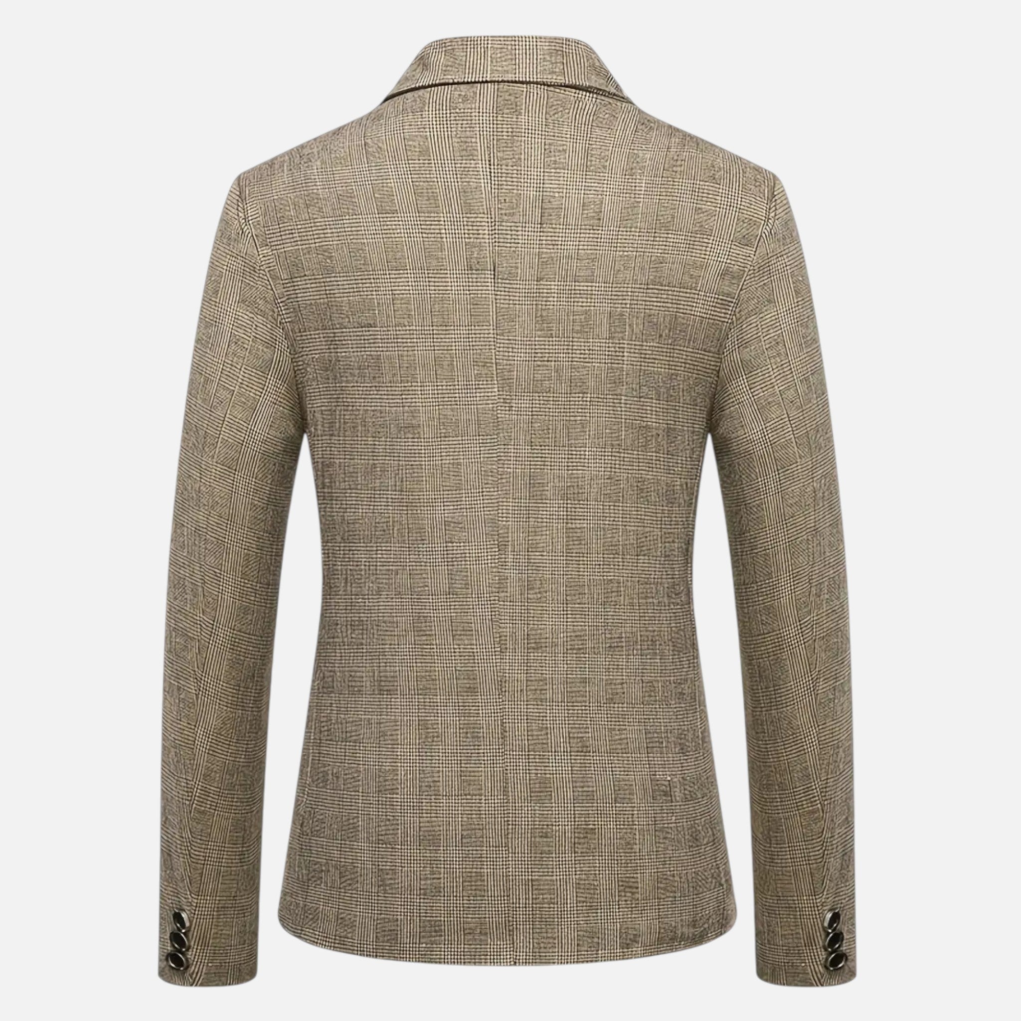 Ethan | Men's Check Blazer With Pockets And Long Sleeve | Refined