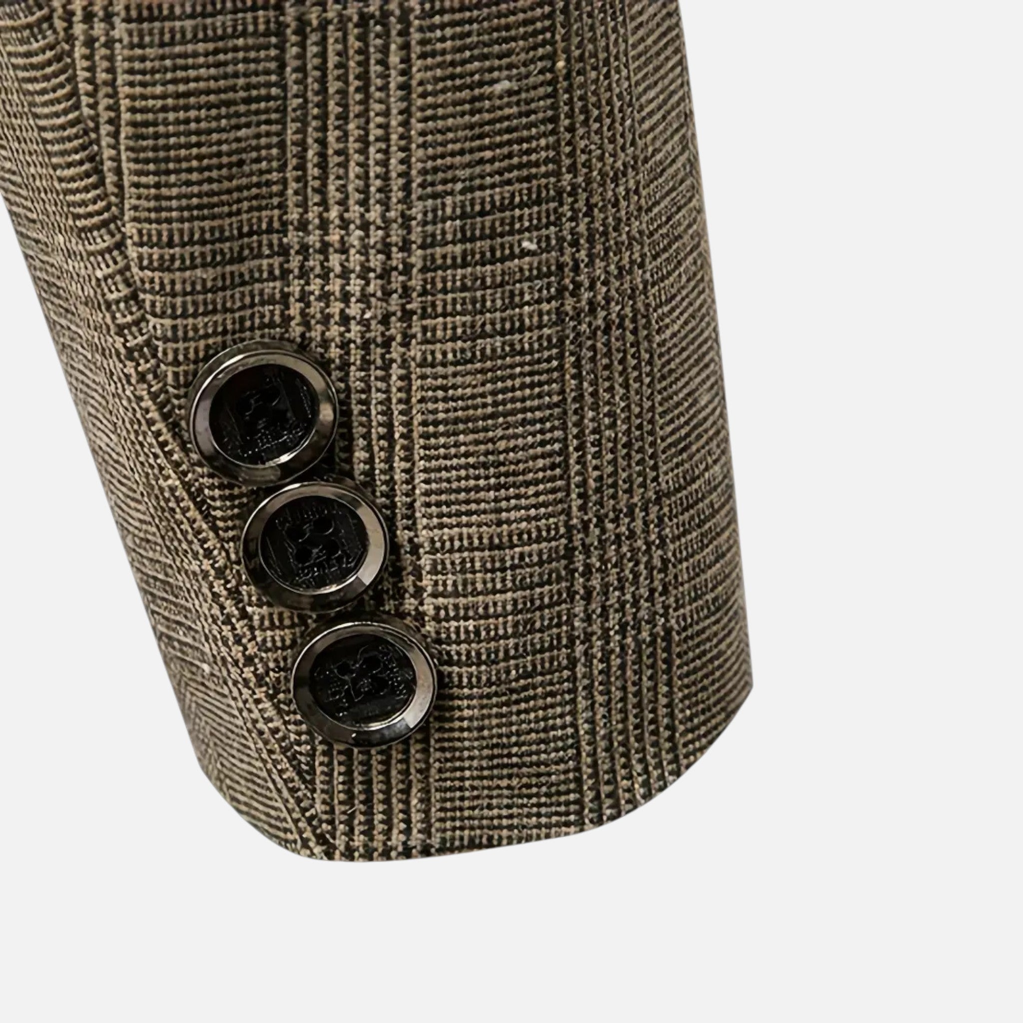 Ethan | Men's Check Blazer With Pockets And Long Sleeve | Refined