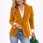 Eva | Women Velvet Jacket With Tailored Fit | Elegant Jacket Style