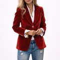 Eva | Women Velvet Jacket With Tailored Fit | Elegant Jacket Style
