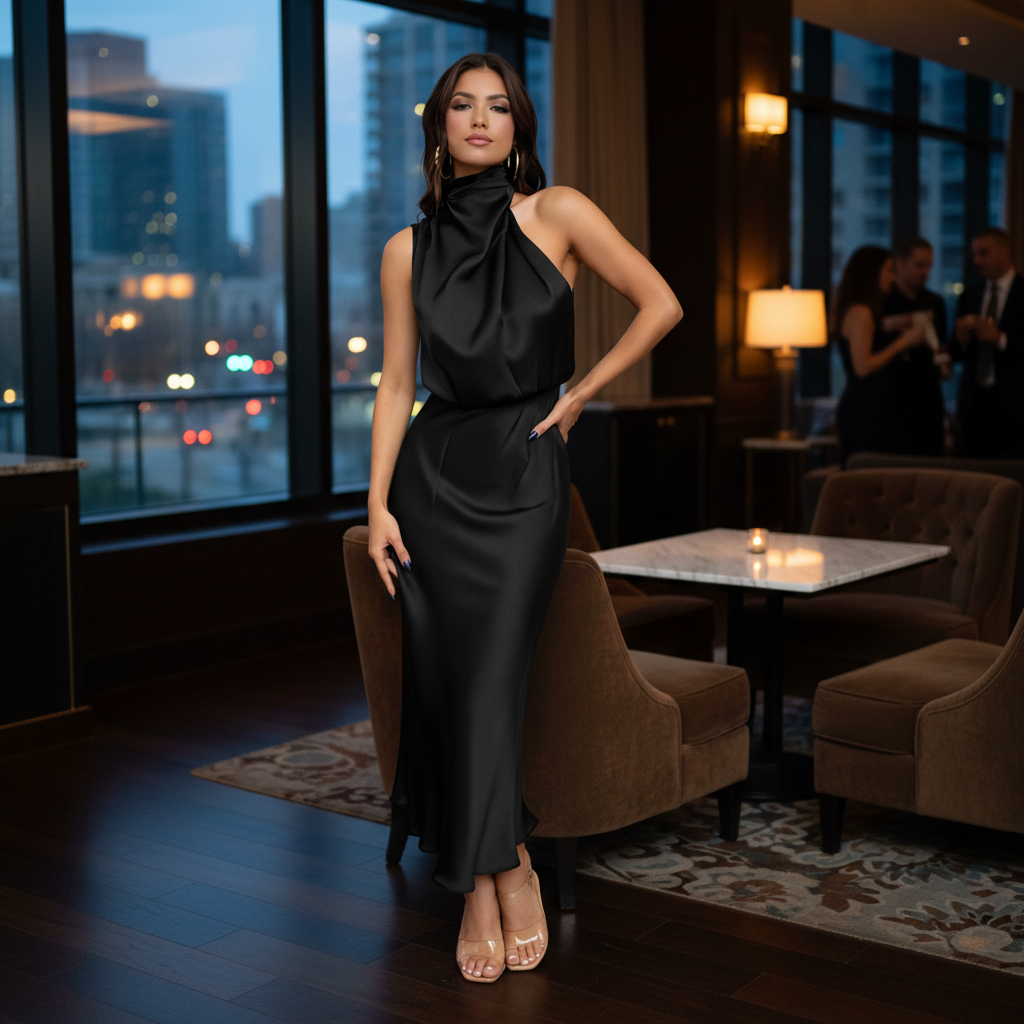 Fiorella | Women Cocktail Dress With Lace Bodice And Flowing Skirt | Party Style