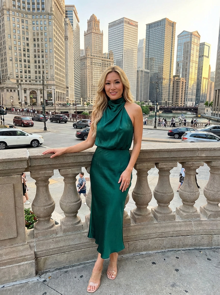 Fiorella | Women Evening Cocktail Dress With Refined Shape And Sophisticated Finish | Classy Style