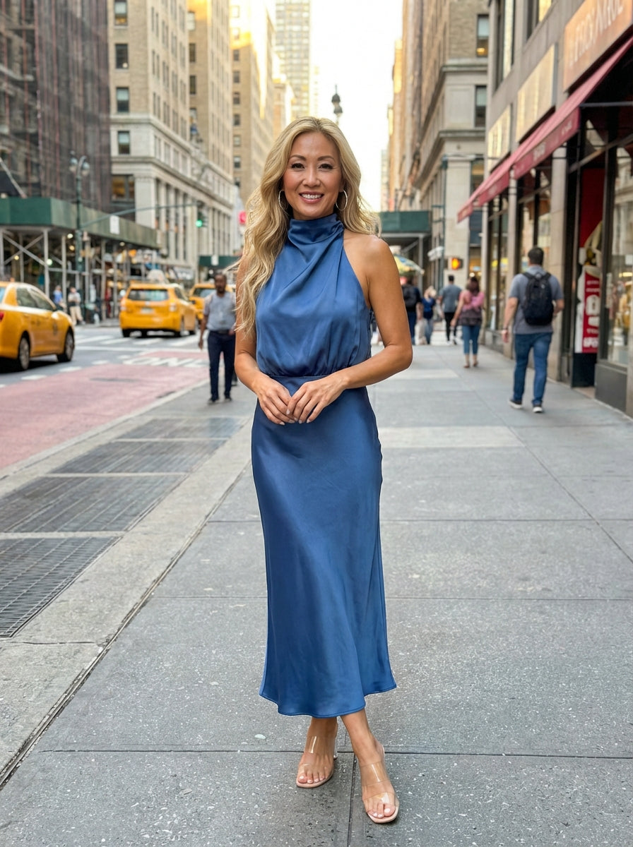 Fiorella | Women Evening Cocktail Dress With Refined Shape And Sophisticated Finish | Classy Style