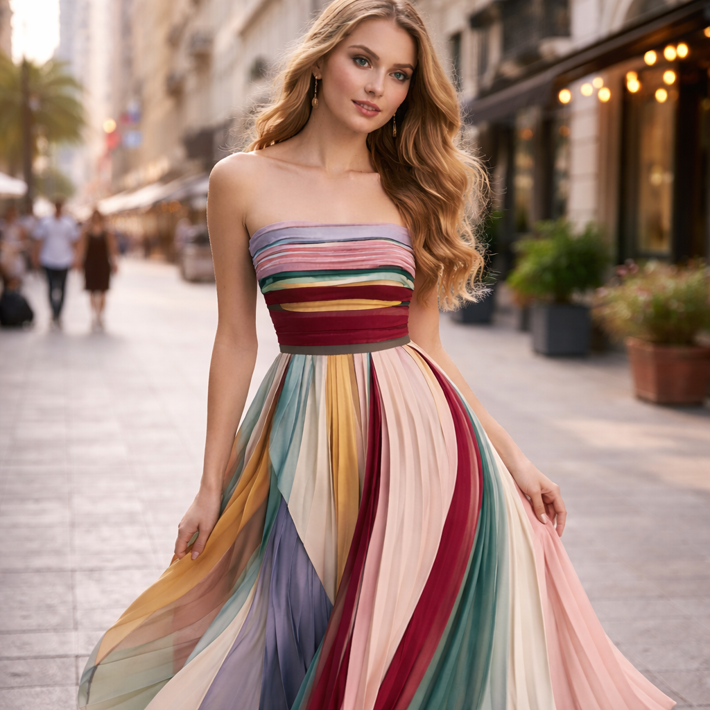 Gesine | Women Prom Dress With Flowing Silhouette And Premium Fabric | Elegant Evening Style