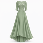 Gladys | Women’s Graduation Dress With Lace And Flow | Elegant