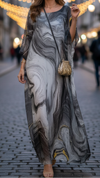 Harper | Women’s Bodycon Dress With Round Neck And Draped Sleeves