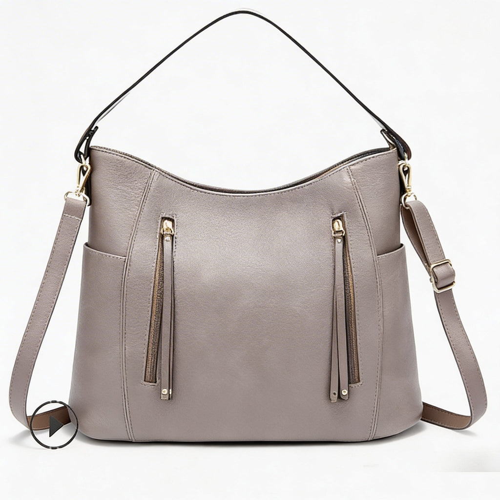 Harper | Women’s Crossbody Bag With Multiple Zip Pockets And Tassel Accent | Chic