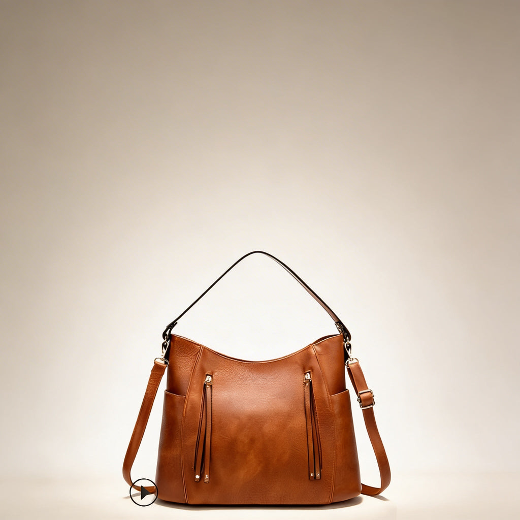 Harper | Women’s Crossbody Bag With Multiple Zip Pockets And Tassel Accent | Chic