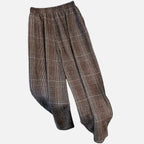 Harper | Women's Houndstooth Trousers With Pleats And Pockets | Chic