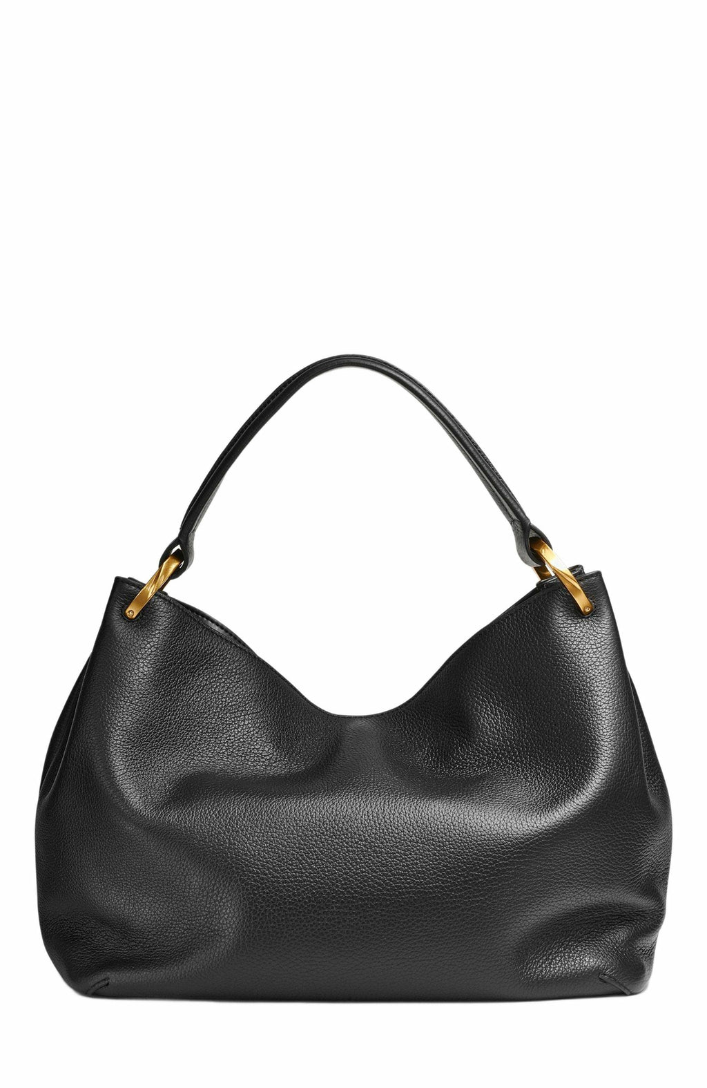 Harper | Women's Shoulder Bag With Golden Hardware And Knotted Handle | Chic