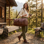 Hudson | Unisex Duffel Bag With Front Flap Storage And Reinforced Body | Travel