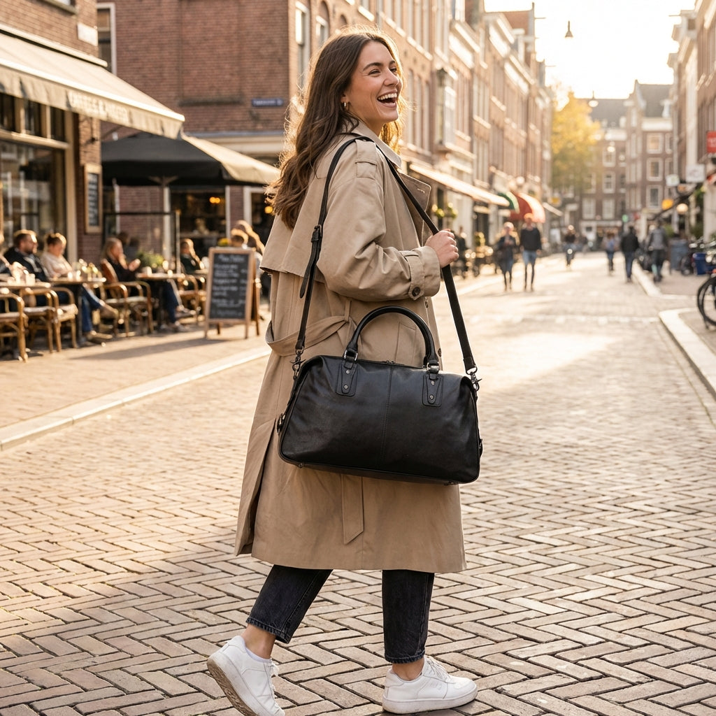 Jack | Unisex Duffel Bag With Tailored Structure And Secure Zip Closure | Refined