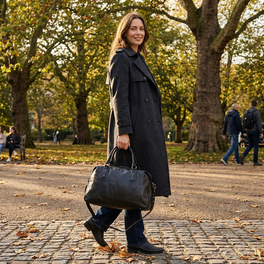 Jack | Unisex Duffel Bag With Tailored Structure And Secure Zip Closure | Refined