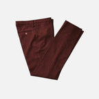 Jackson | Men’s Herringbone Trousers With Pleats And Pockets | Formal