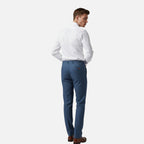 Jackson | Men’s Herringbone Trousers With Pleats And Pockets | Formal