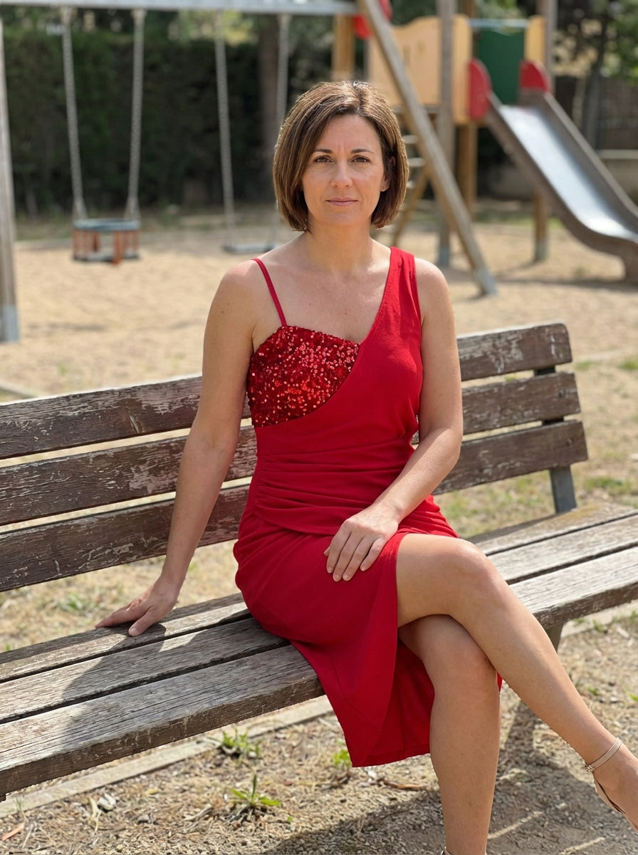 Jimena | Women Party Cocktail Dress With Unique Design And Refined Finish | Elegant Style