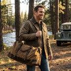 Leo| Unisex Duffel Bag With Zip Pocket And Buckle Straps | Travel