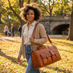 Logan | Unisex Duffel Bag With Multiple Front Pockets And Smooth Zipper Closure | Modern