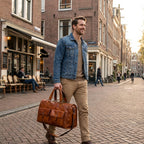 Logan | Unisex Duffel Bag With Multiple Front Pockets And Smooth Zipper Closure | Modern